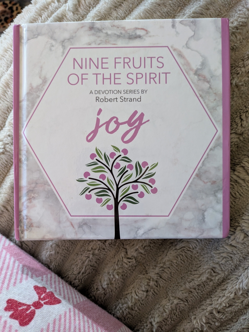 Nine Fruits of the Spirit Devotional Book - Joy (Pink)